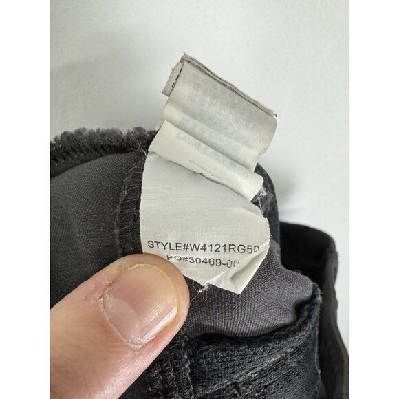 Prana Alana Pants Womens 0 Dark Gray Roll Up Snap Hem Straight Leg Quick Dry - Picture 6 of 12